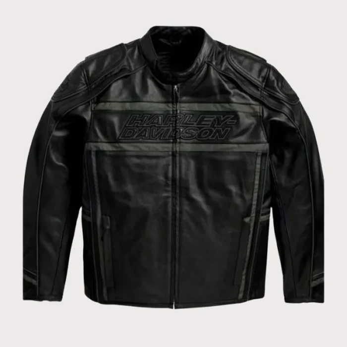 Harley Davidson Mens Luminator Black Leather Jacket