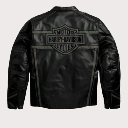 Harley Davidson Mens Luminator Black Leather Jacket