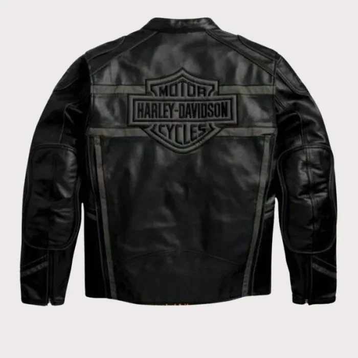 Harley Davidson Mens Luminator Black Leather Jacket