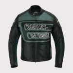 Harley Davidson Black & Gray Leather Jacket