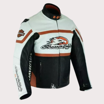 Harley Davidson Men's Raceway Screamin Eagle Leather Jacket