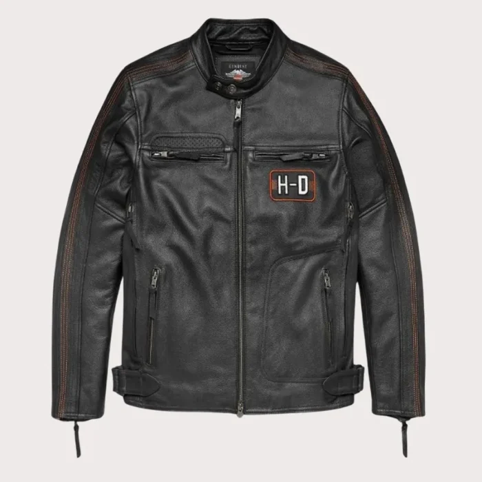 Harley Davidson Mens Motorcycle Leather Jacket