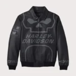 Harley Davidson Willie G Skull Leather Jacket