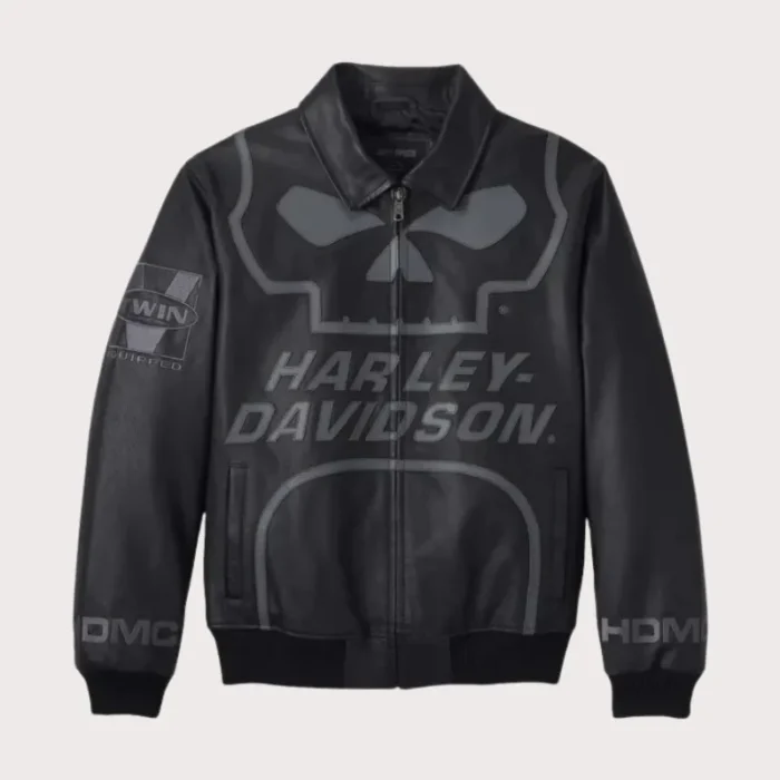 Harley Davidson Willie G Skull Leather Jacket