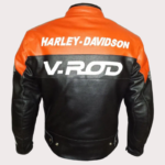 Harley Davidson V-rod Motorcycle Racing Leather Jacket