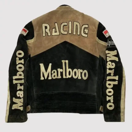 Marlboro Cafe Racer Leather Jacket