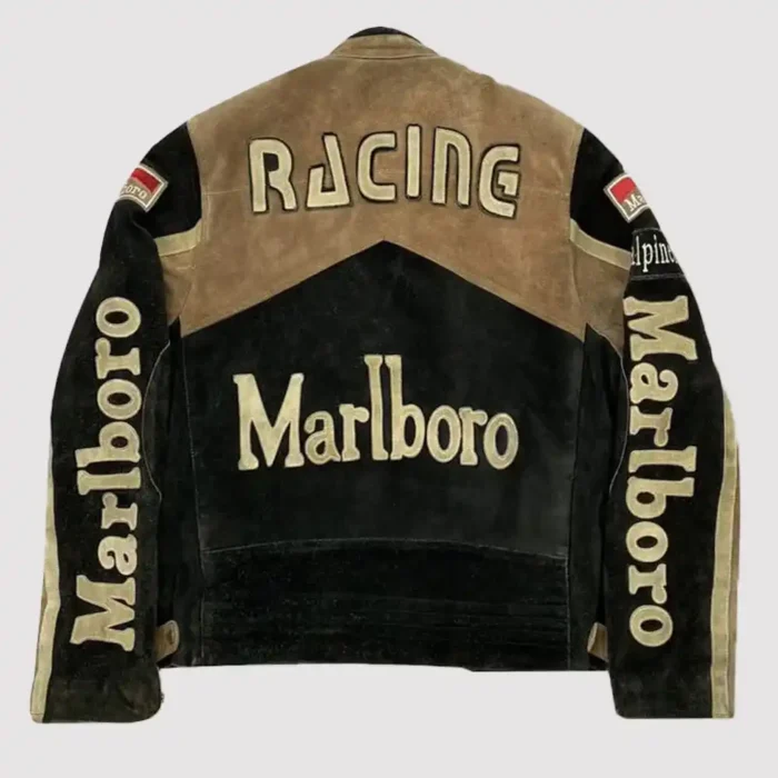 Marlboro Cafe Racer Leather Jacket