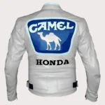 Max Biaggi Camel Honda Motorcycle Leather Motogp Jacket