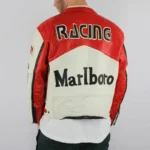 Mens Moto Racer Marlboro Leather Jacket