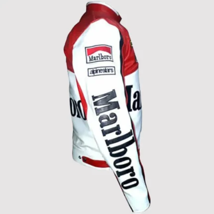 Rare Marlboro Man Formula Racing Leather Jacket