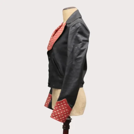 Studded Biker Leather Jacket