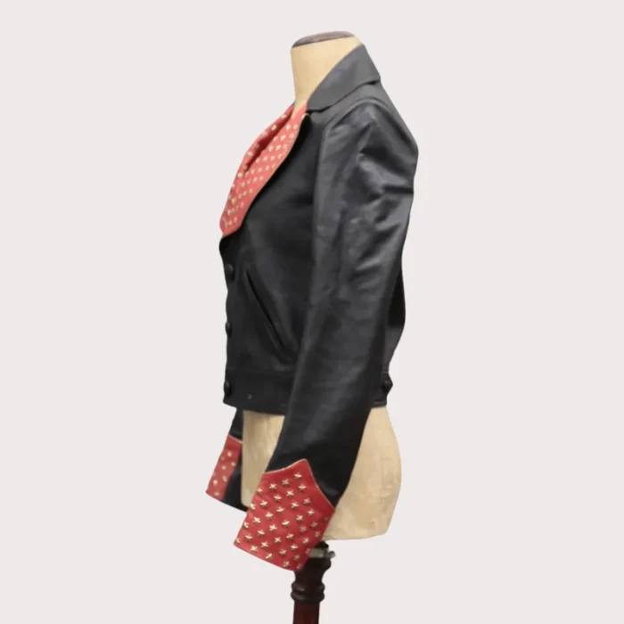 Studded Biker Leather Jacket