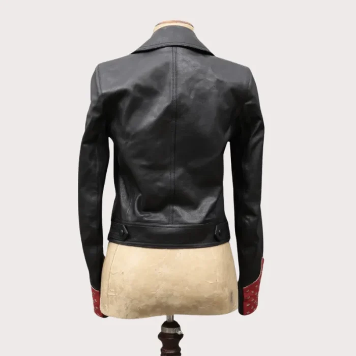 Studded Biker Leather Jacket